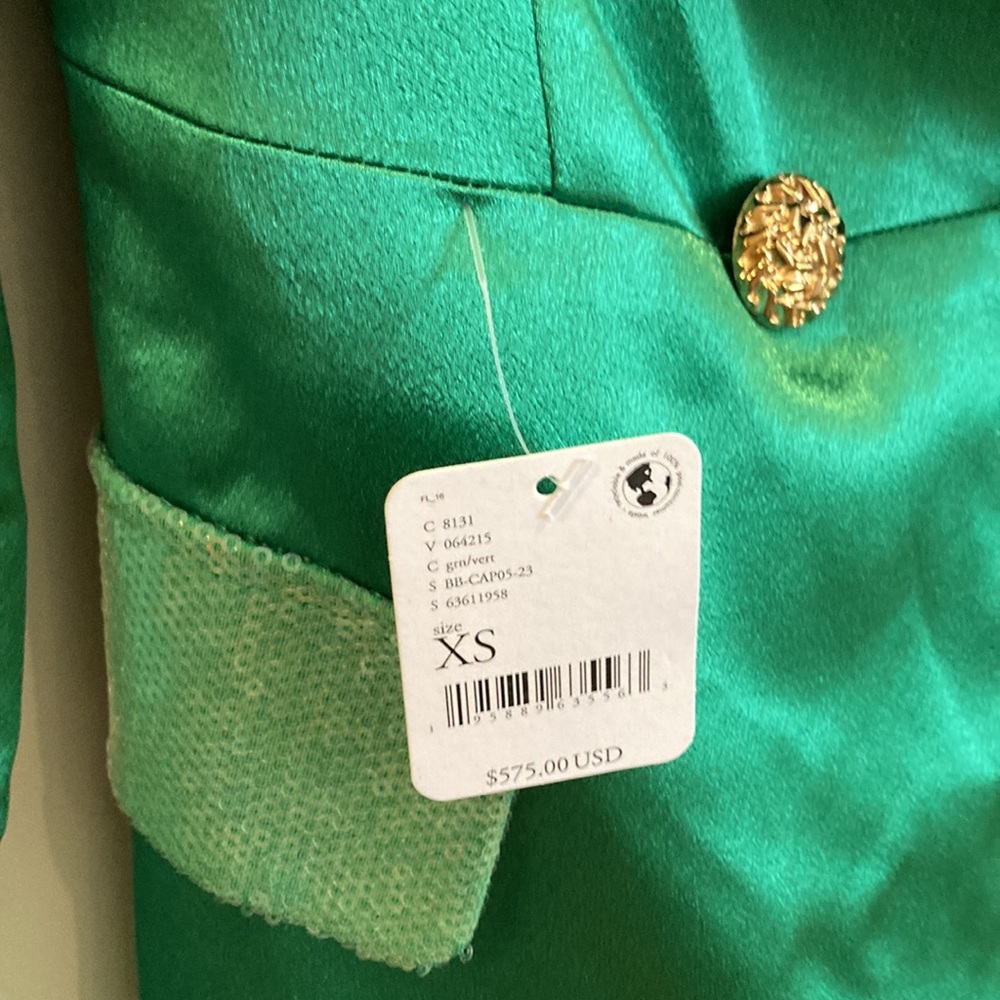 Bronx‎ & Banco Gigi Bridal Blazer Emerald XS - Picture 8 of 13